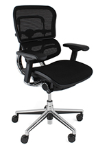 Ergohuman EH-LAM soft black mesh chair